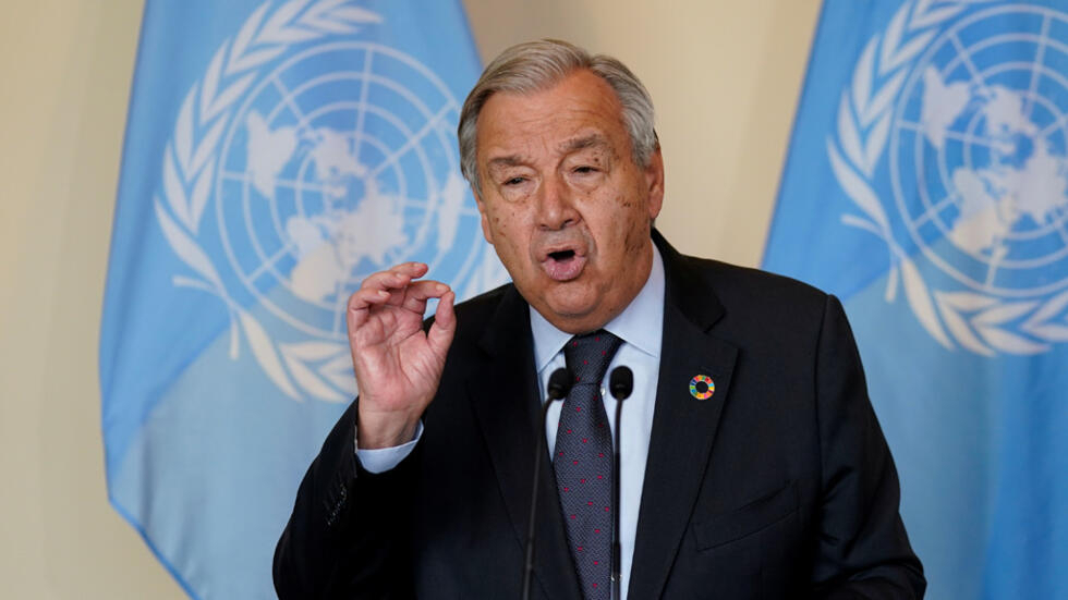 الأمين العام للأمم المتحدة يدعو لـ"وقف فوري لإطلاق النار" بغزة