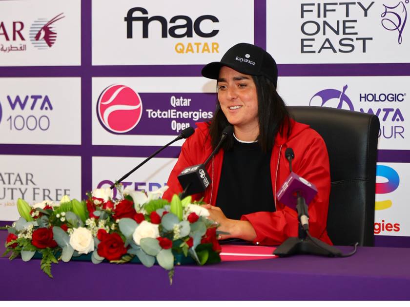 بطولة قطر توتال إنرجيز للتنس للسيدات.. أنس جابر تؤكد تطلعها للظهور بأفضل صورة خلال البطولة