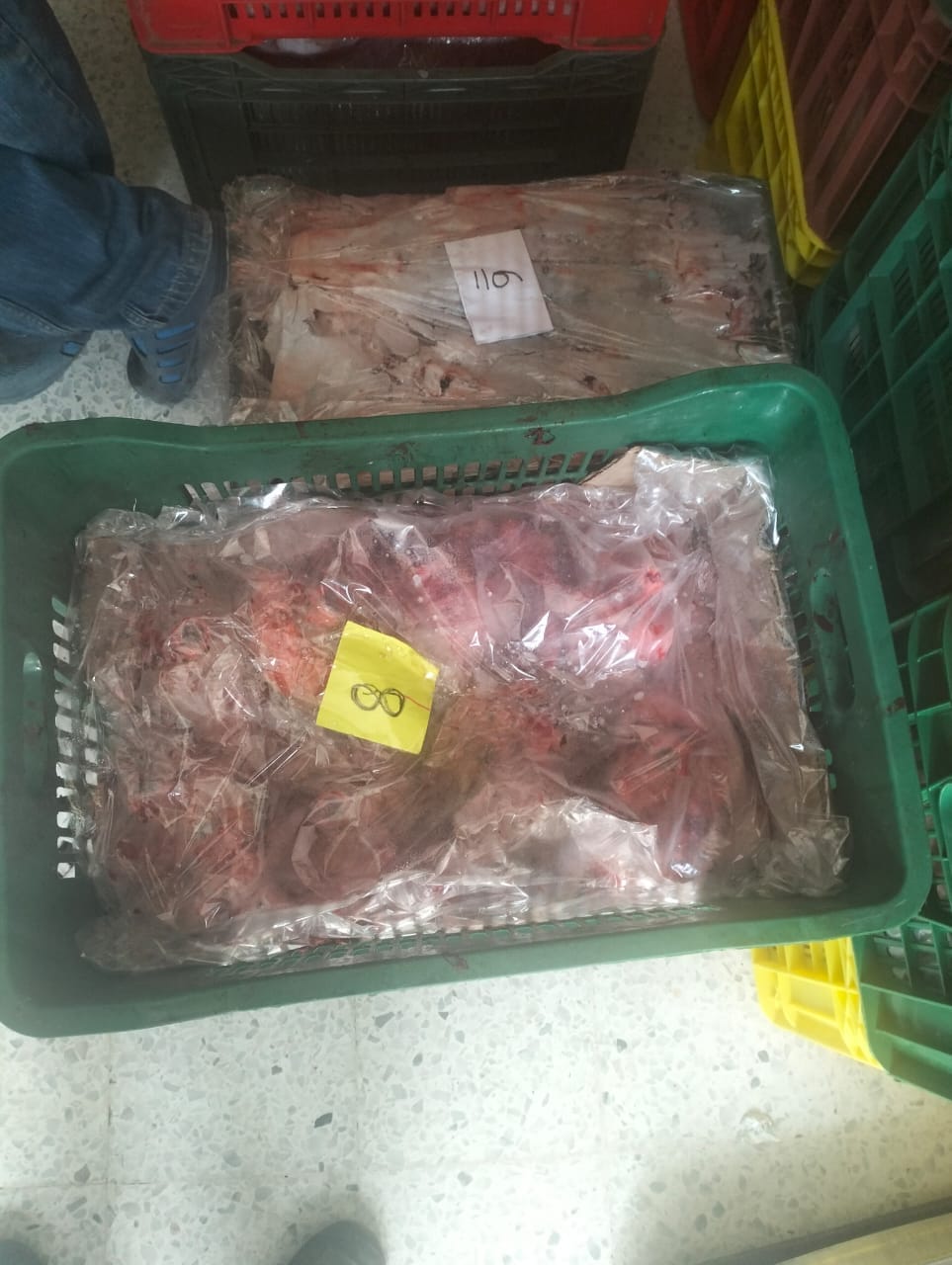 بنزرت: حجز 2.1  طن من اللحوم المجمدة في مخزن عشوائي