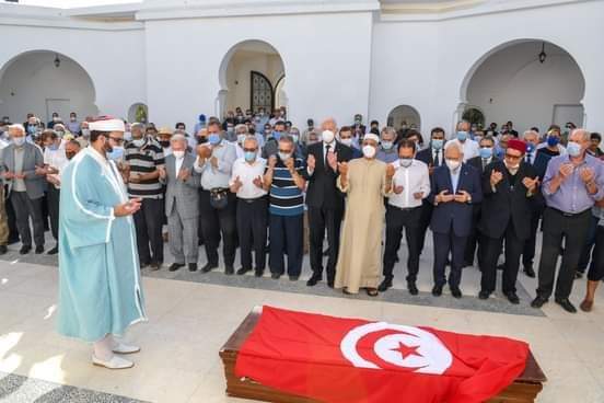 سعيد والغنوشي يحضران جنازة احمد المستيري