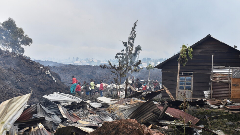 الكونغو.. مصرع 13 شخصا وتسجيل أكثر من 10 زلازل بعد ثوران بركان غوما... 