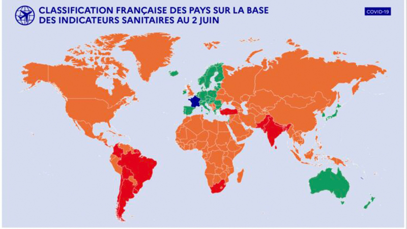 كورونا.. فرنسا تضع تونس في القائمة البرتقالية وهذا ما فرضته من شروط على المسافرين