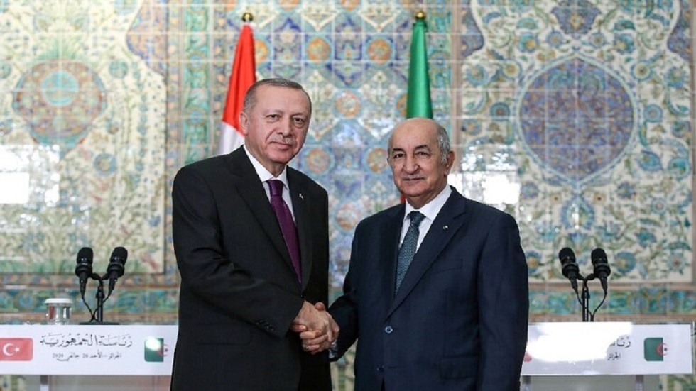 الرئيسان التركي والجزائري يبحثان تطورات المنطقة