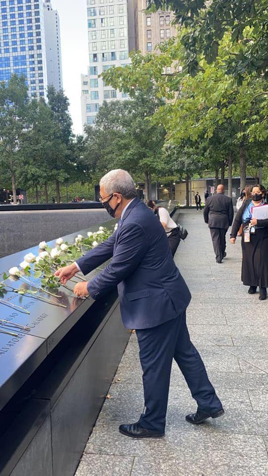 الجرندي يشارك في مراسم إحياء الذكرى 20 لهجمات 11 سبتمبر.. 