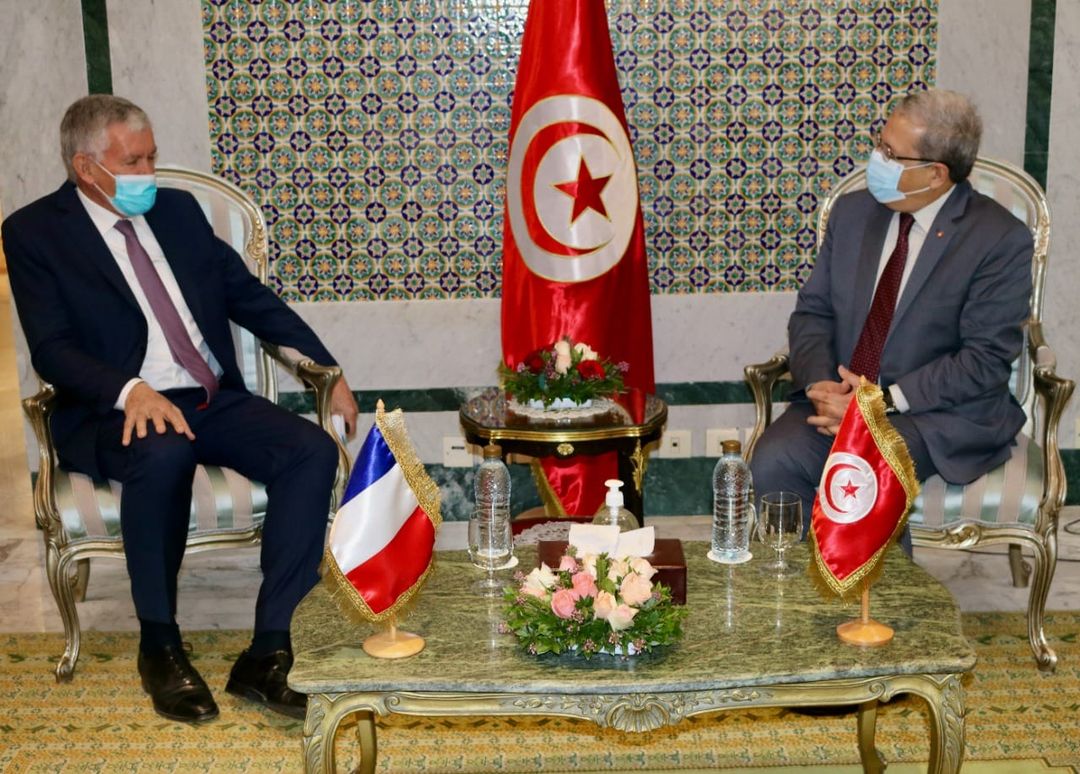 سفير فرنسا للجرندي: نساند تونس في استحقاقاتها المقبلة مع صندوق النقد والمؤسسات الأوروبية