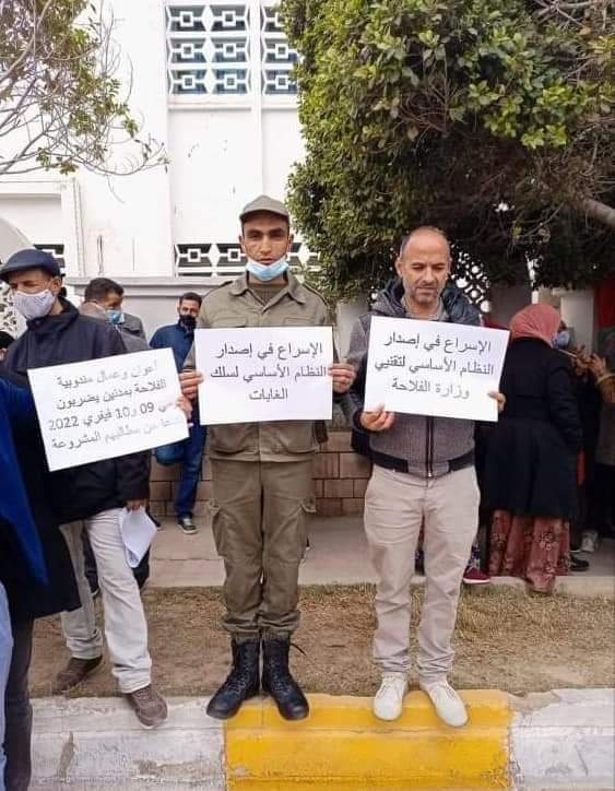 مدنين.. الهياكل  النقابية ومنتسبو القطاع  في اضراب بيومين