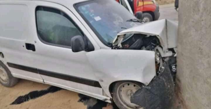 سيدي بوزيد: اصابة 3اشخاص في حادث مرور