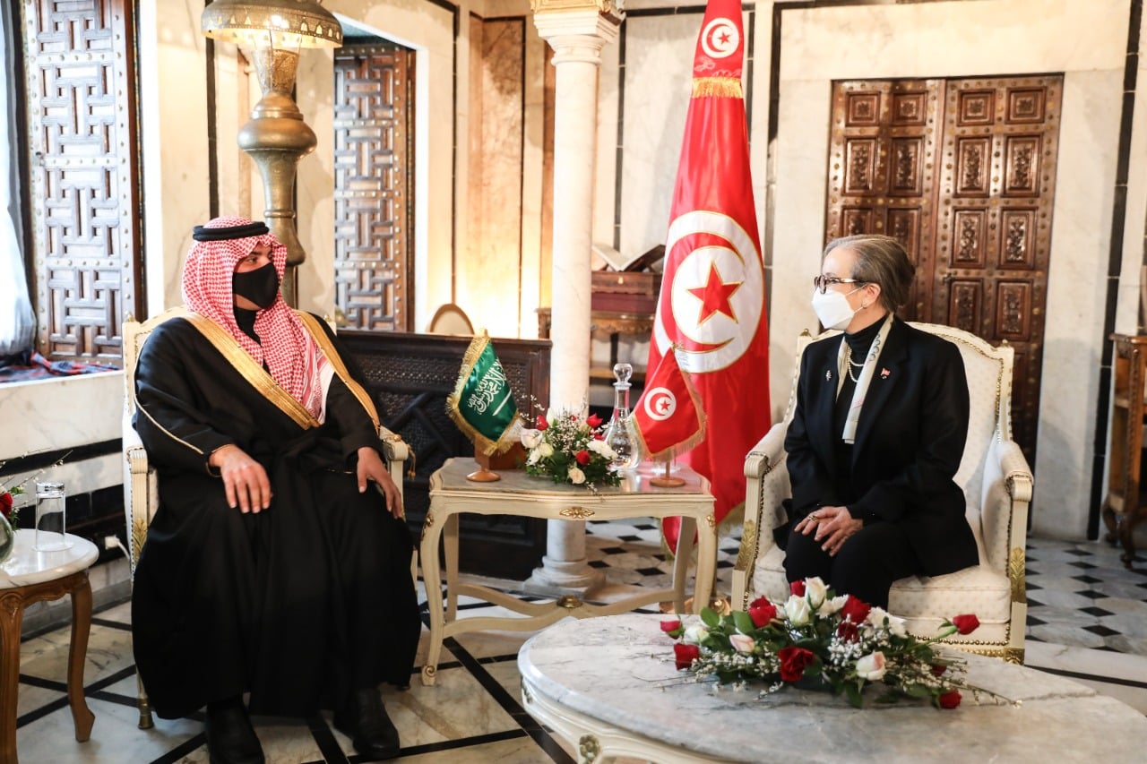 رئيسة الحكومة تستقبل وزير الداخلية السعودي