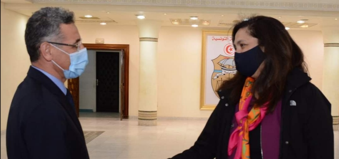 لقاء وزير الداخلية بوكيلة وزارة الخارجية الأمريكية للأمن المدني والديمقراطية