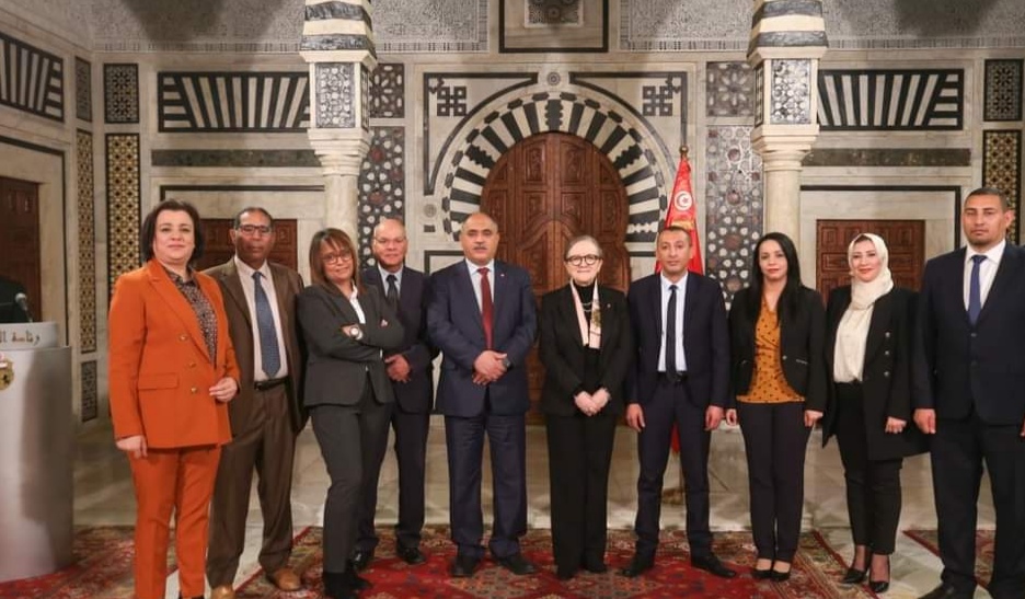  رئيسة الحكومة تشرف على موكب أداء اليمين  لأعضاء الهيئة الوطنية للوقاية من التعذيب