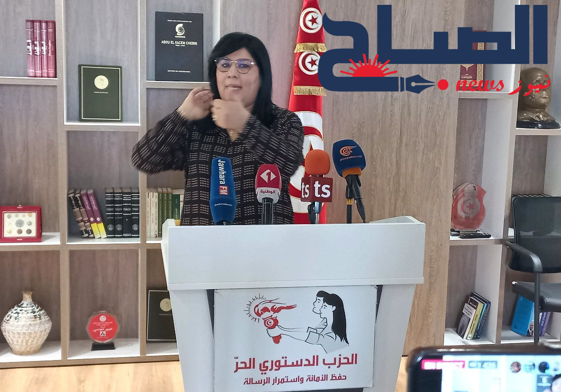 عبير موسي: سننظم مسيرة إلى قصر قرطاج.. والاستفتاء بيعة على منوال النظام الإيراني