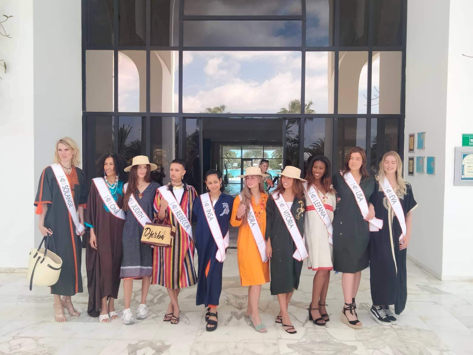  ملكات جمال هولندا بالمنطقة السياحية جربة جرجيس  للترويج  للوجهة التونسية