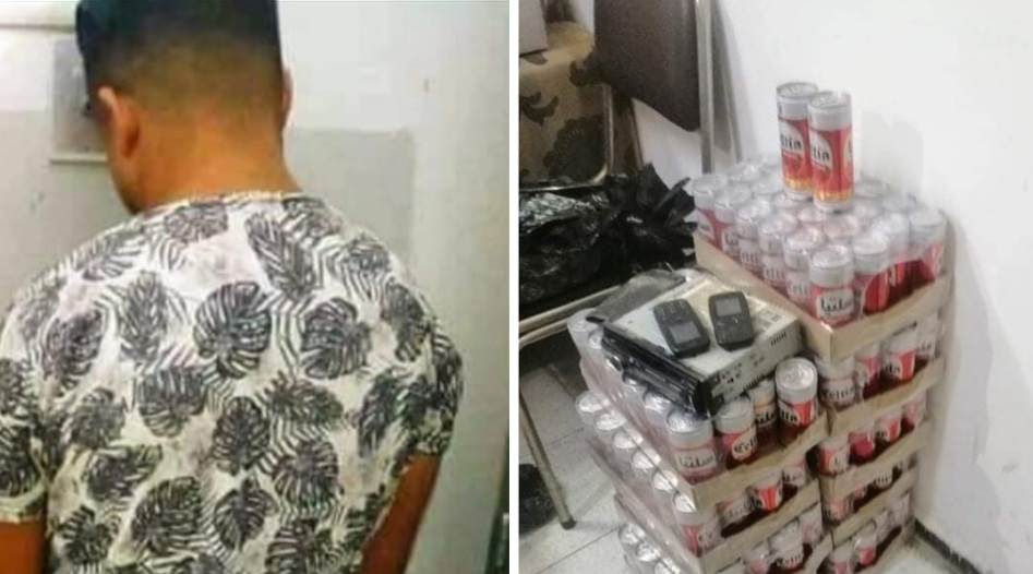 القبض على أخطر  المطلوبين للعدالة وأحد بارونات بيع الخمر خلسة