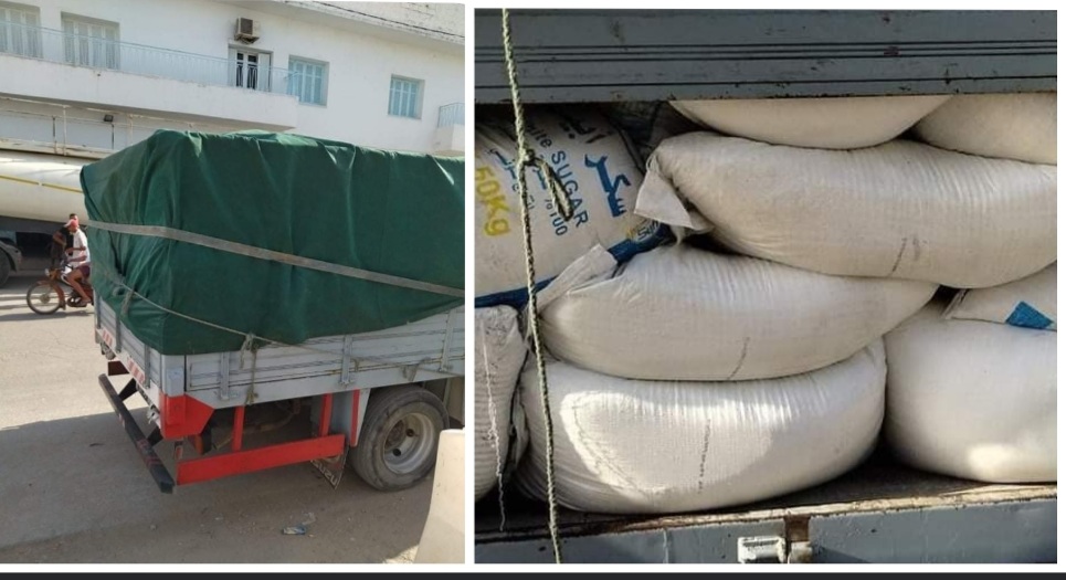 تقدر قيمتها باكثر من 100الف دينار.. حجز 6 اطنان من السكر المدعم بالميدة