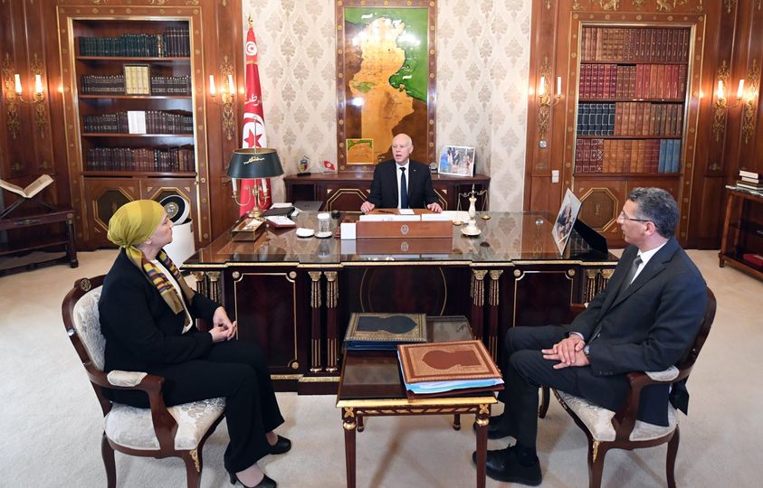 وزيرا الداخلية والعدل عند سعيد