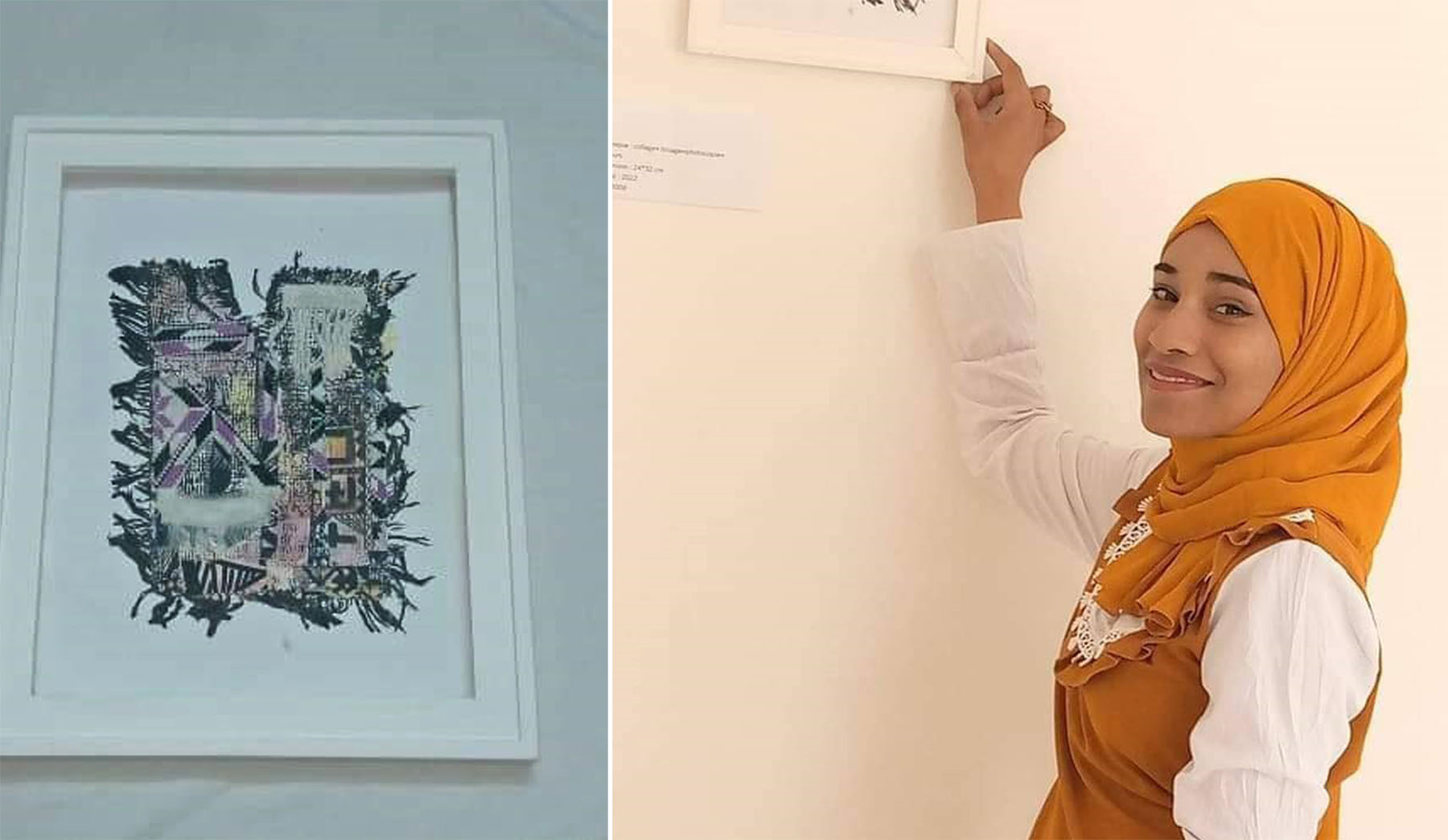 معرض أول للفنانة التشكيلية  شهرزاد التومي ضمن تظاهرة "انسانا ع الركح" 