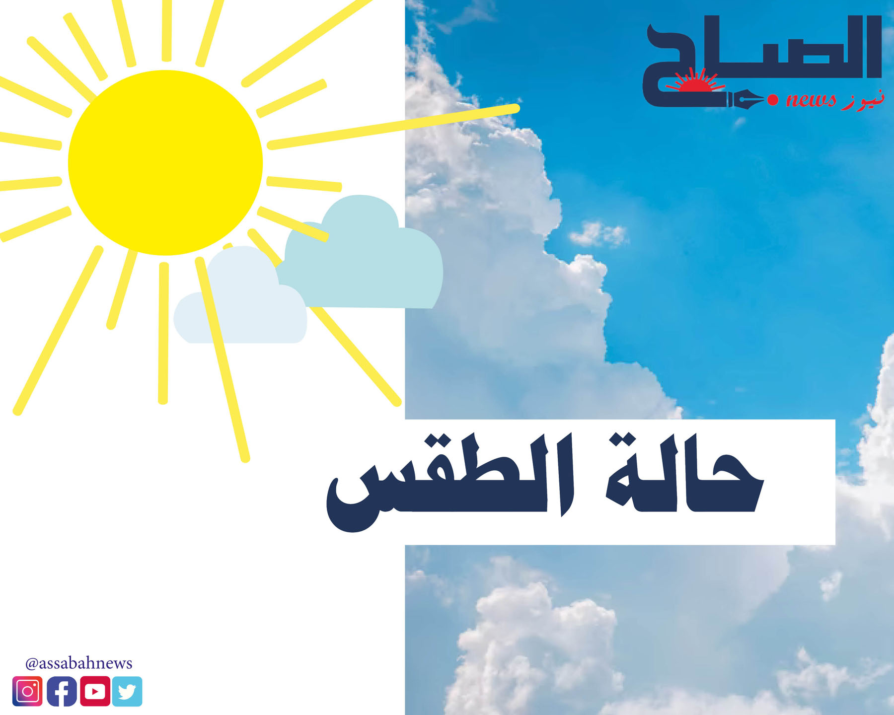 هكذا سيكون طقس اليوم...