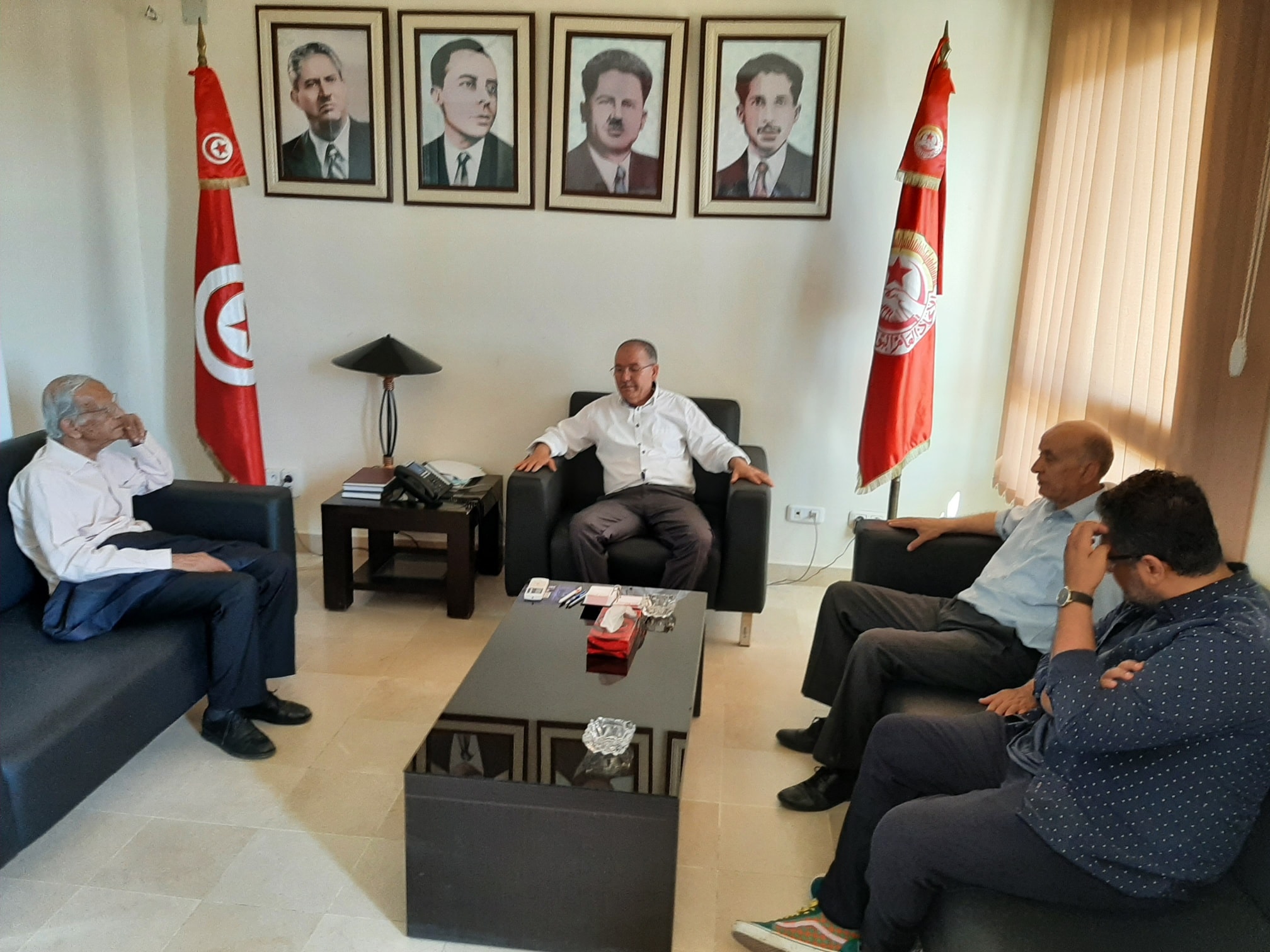 الطبوبي يستقبل يوسف الصديق