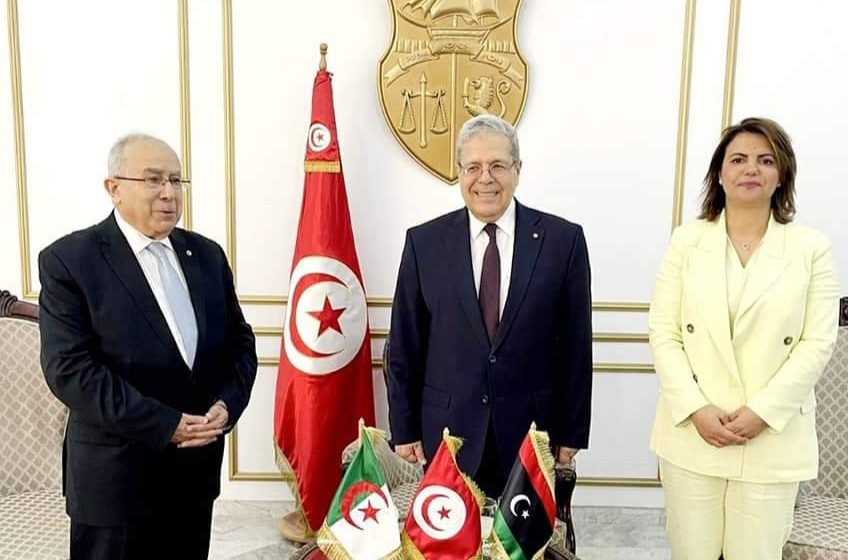  الجرندي يستقبل وزيري خارجية الجزائر وليبيا