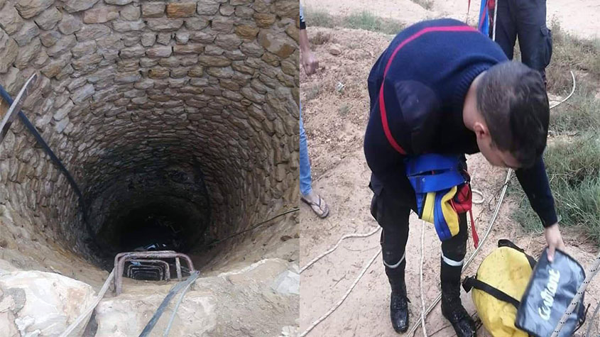 الحمامات..سقوط امرأة  ببئر عمقه 7امتار 