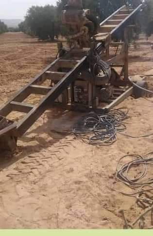 سيدي بوزيد الشرقية..حجز آلة لحفر الآبار بطريقة عشوائية 
