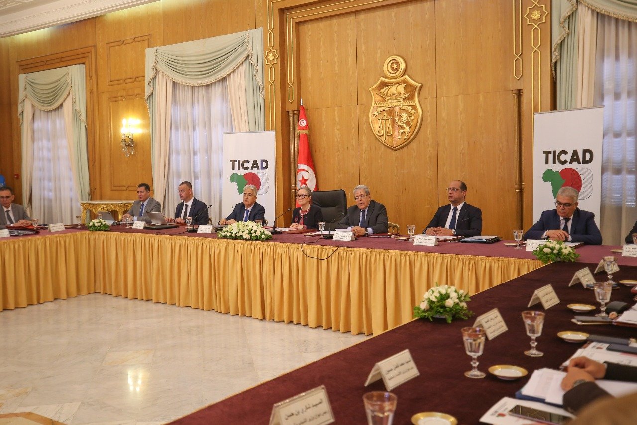 رئيسة الحكومة تشرف على اجتماع اللجنة الوطنية لتنظيم الدورة الثامنة لندوة "تيكاد"