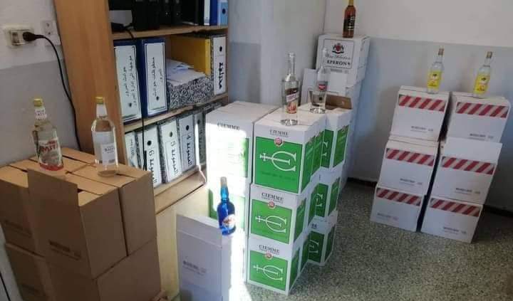 حرس مرور مارث:حجز كميات من الخمور الفاخرة