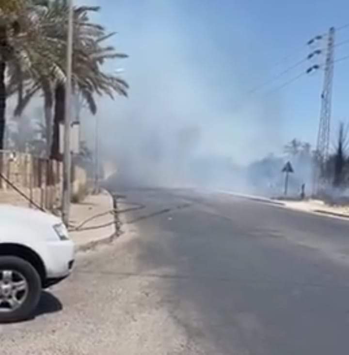 قابس: السيطرة على حريق في المدخل الشمالي للمدينة