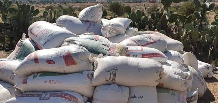 الشبيكة.. حجز 5 أطنان من الشعير المدعم