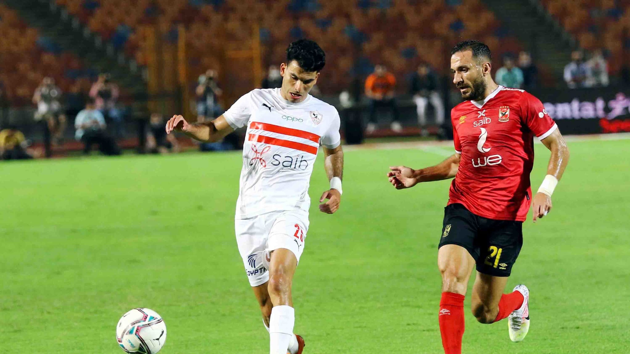 الزمالك والأهلي في مواجهة نارية على ملعب هزاع بن زايد بالإمارات في كأس السوبر المصرية