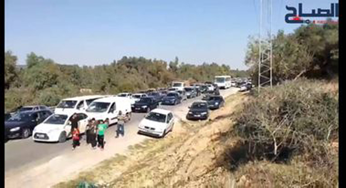 بين السلوقية وتستور.. تعطل حركة المرور بسبب تدفق زائري مهرجان الرمان