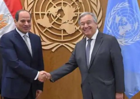  الرئيس المصري يؤكد حرص بلاده على التعاون مع مؤسسات الأمم المتحدة