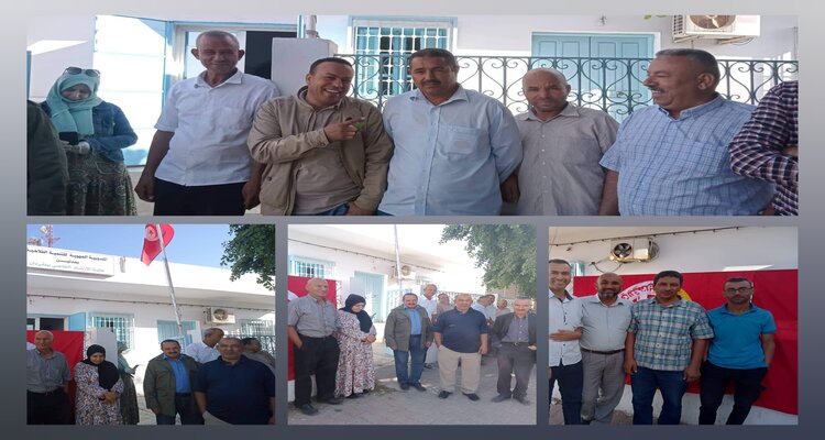 لليوم الرابع على التوالي ..وقفة إحتجاجية  بساعة لأعوان وعملة  خلية الإرشاد الفلاحي ببنقردان