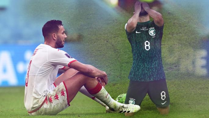 هزيمة  كل من تونس و السعودية تؤثر على الأجواء في الدوحة
