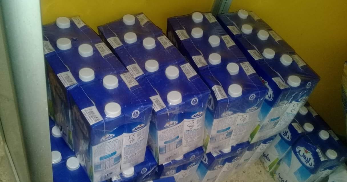 العاصمة: حجز كميات من الحليب تعمدت شركة ترويجها ليلا بفواتير وهمية 