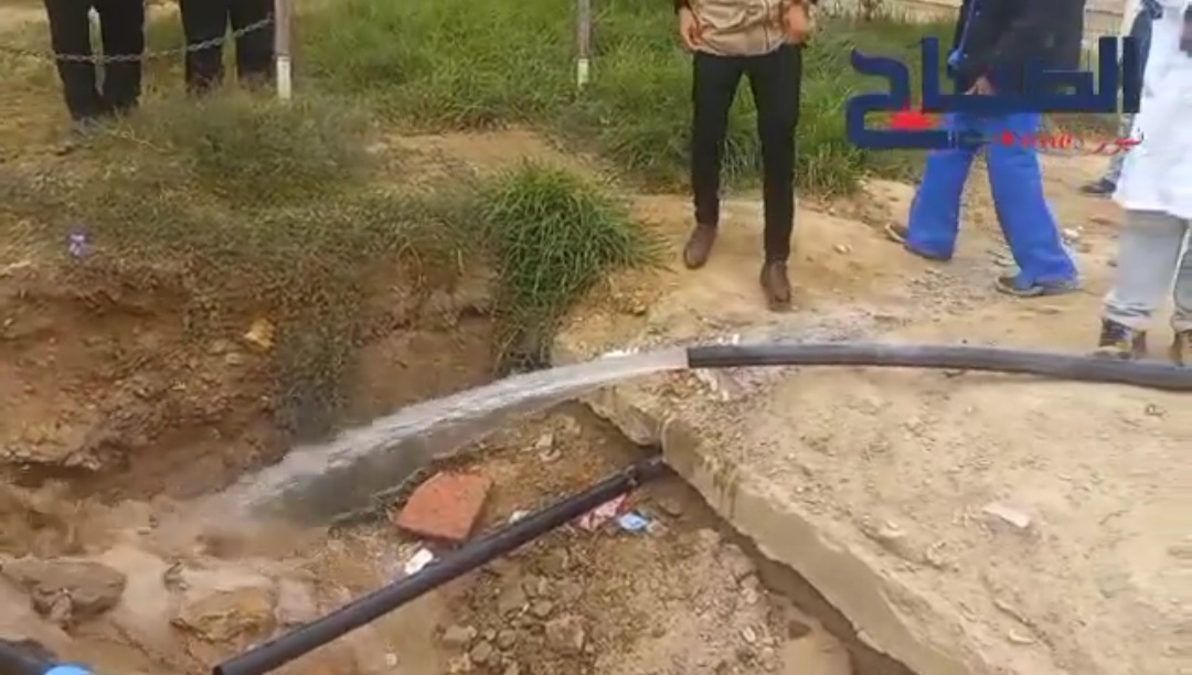 تلافيا للإنقطاع المتواصل للماء  .. إنجاز بئر عميقة بمستشفى حسين بوزيان