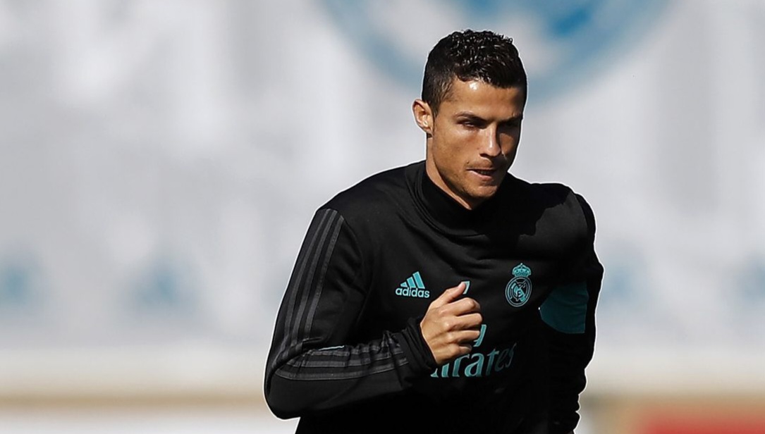 كريستيانو رونالدو يتدرب في ريال مدريد