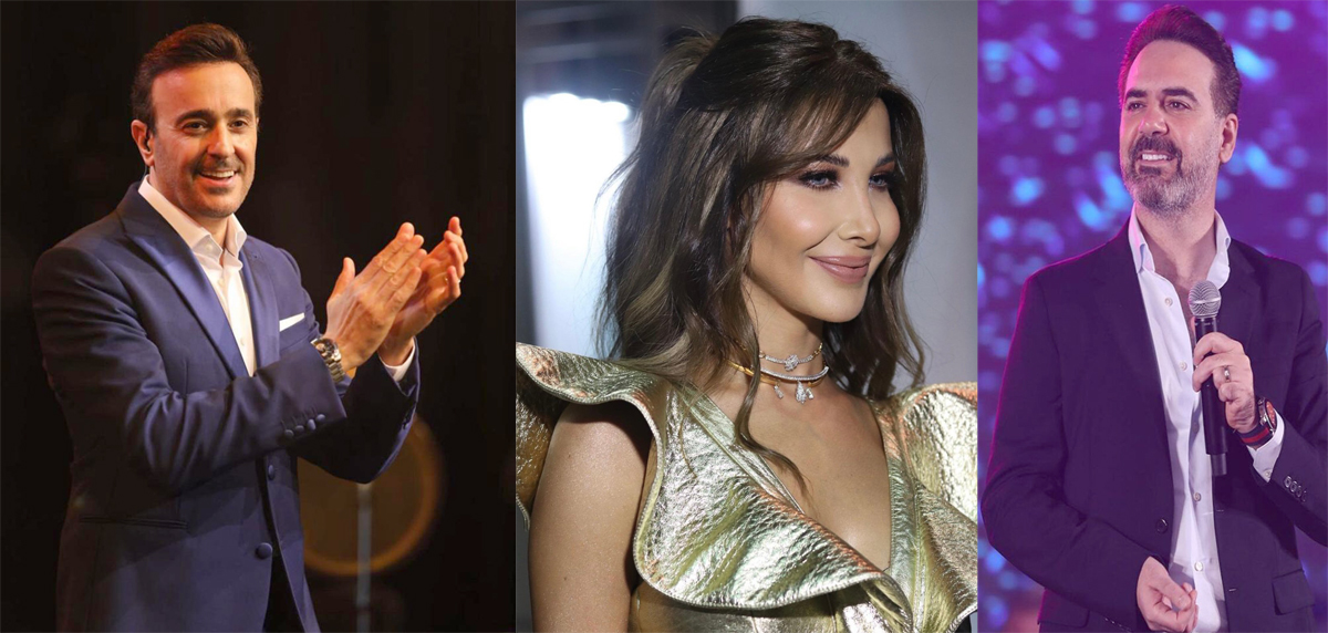 حفلات الفنانين العرب في رأس السنة