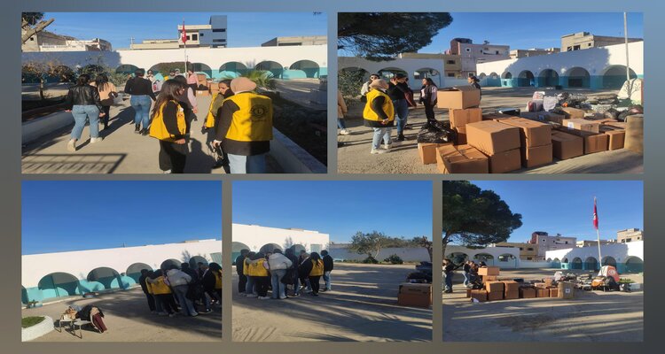 سليمان .. تنظيم حملة من التبرعات "دفيني ومن البرد احميني" نحو قرية المرجى