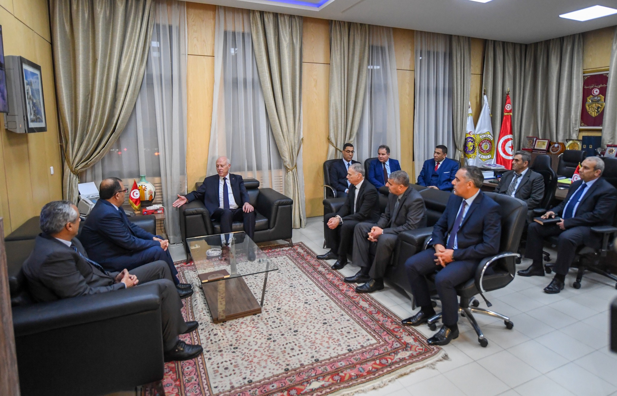 من بينها محاولة اغتيال والتآمر على أمن الدولة:  هل كشف سعيد عن الخطوط العريضة لملفات الموقوفين؟