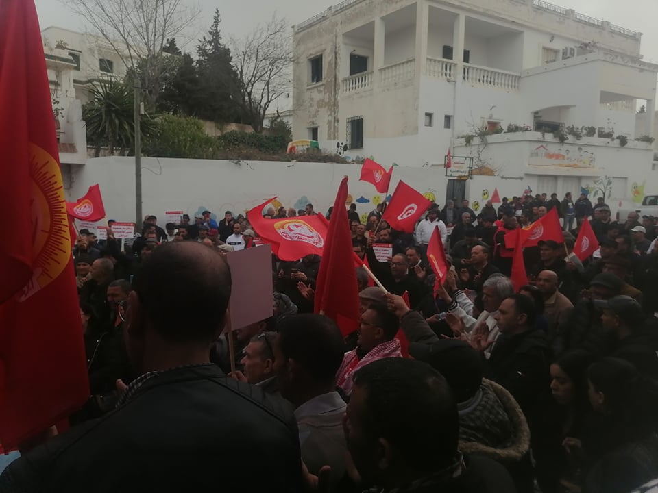 الكاف: تجمع عمالي ومسيرة منددة بتردي الوضع الاجتماعي والاقتصادي والسياسي