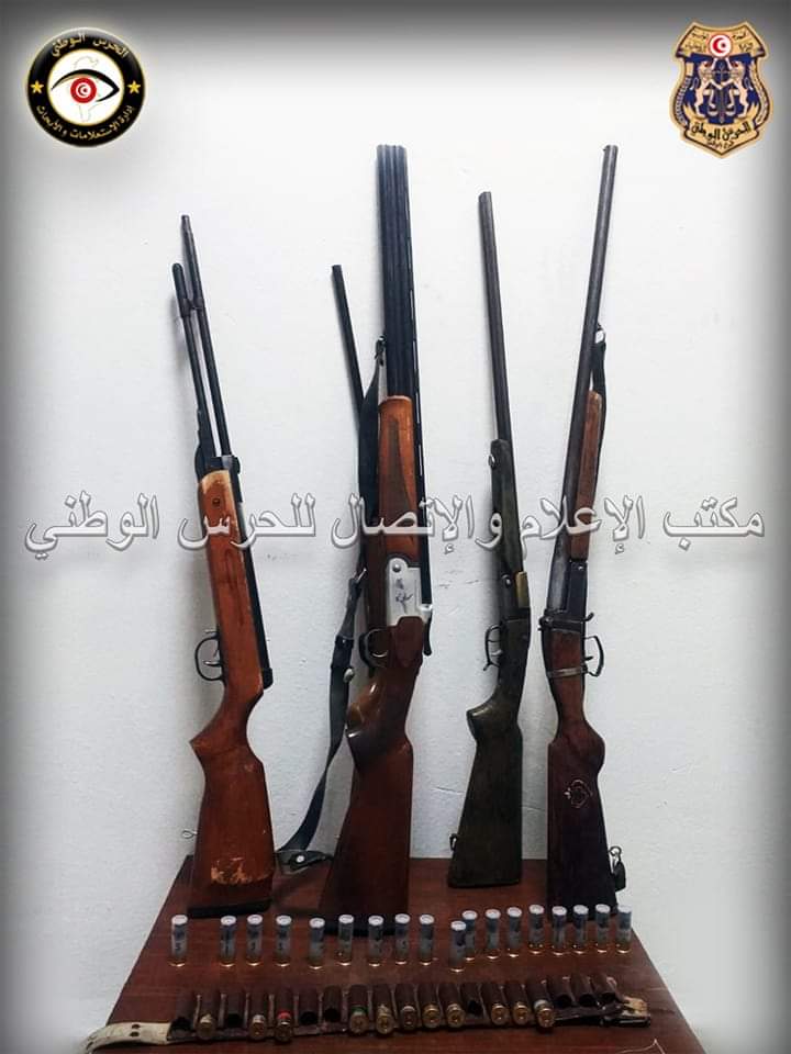   سيدي بوزيد ..حجز 3 بنادق صيد بدون رخصة  