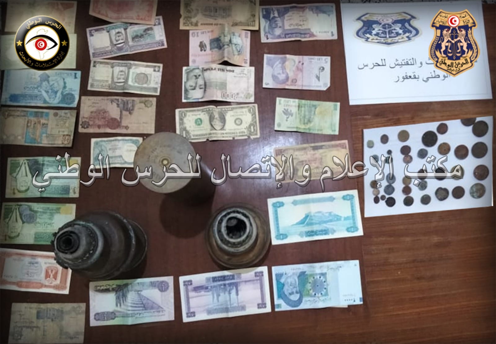 سليانة .. الإطاحة بعصابة التنقيب عن الآثار ..وهذا المحجوز  