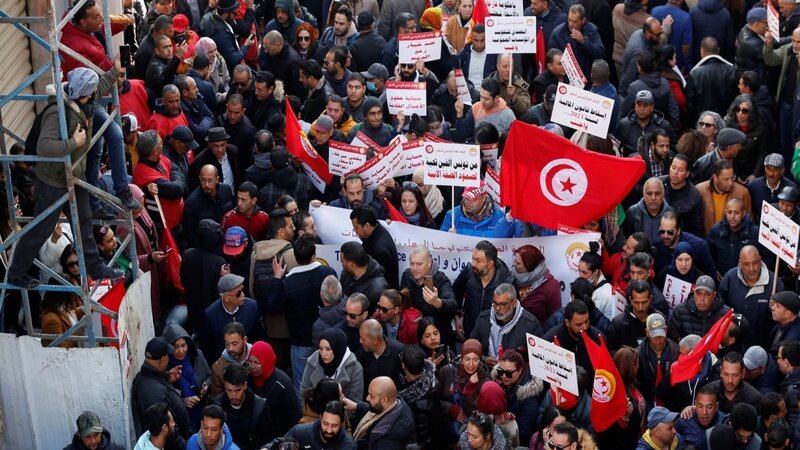   من بطحاء محمد علي إلى شارع بورقيبة  | اتحاد الشغل يوجه رسائله إلى قيس سعيد