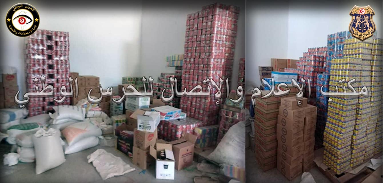 بعد مداهمات في هذه الجهات.. حجزمواد غذائية وسجائر  معدة للإحتكار