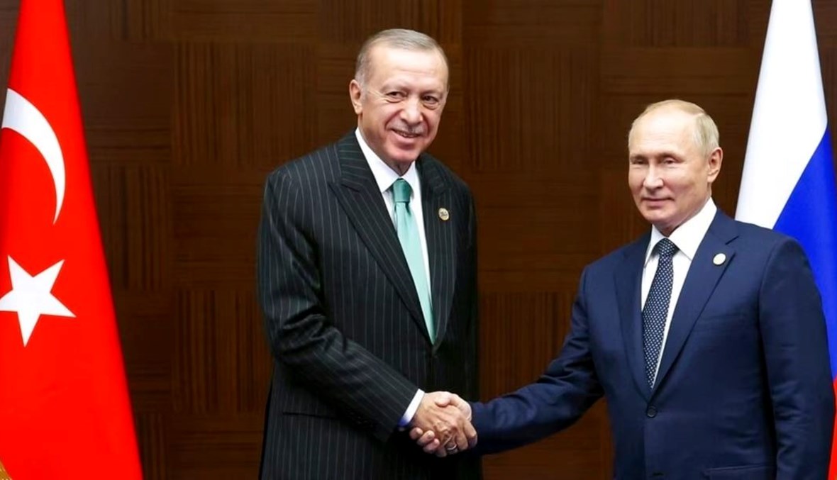 أردوغان يشكر بوتين على "موقفه الإيجابي"