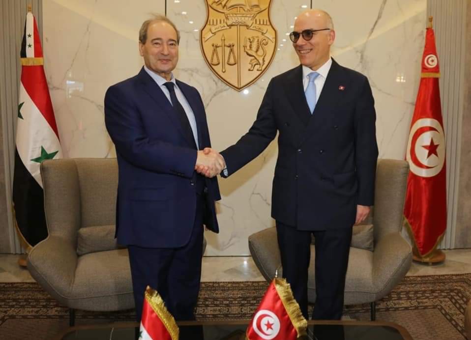 وزير الخارجية والمغتربين السوري في زيارة إلى تونس