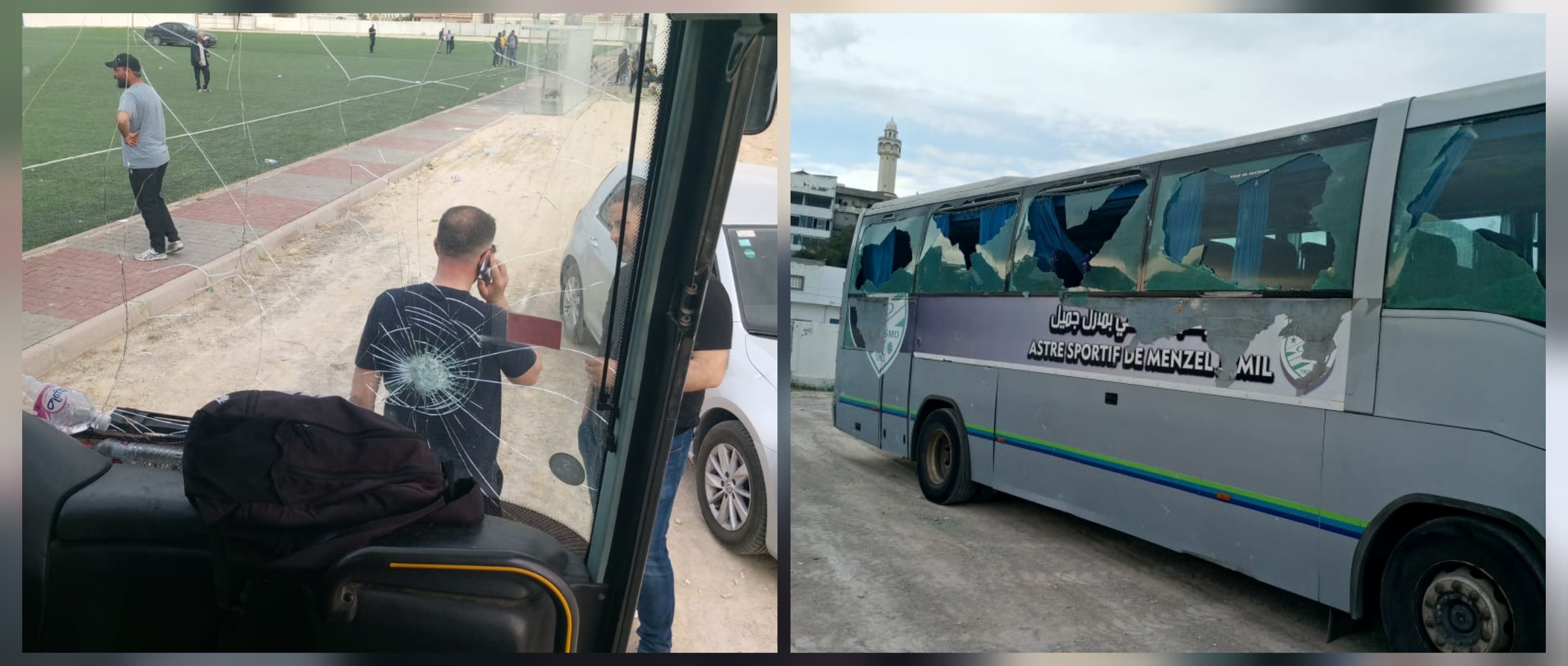  قلعة الاندلس.. اعتداء على حافلة الكوكب الرياضي بمنزل جميل واصابات في صفوف اللاعبين