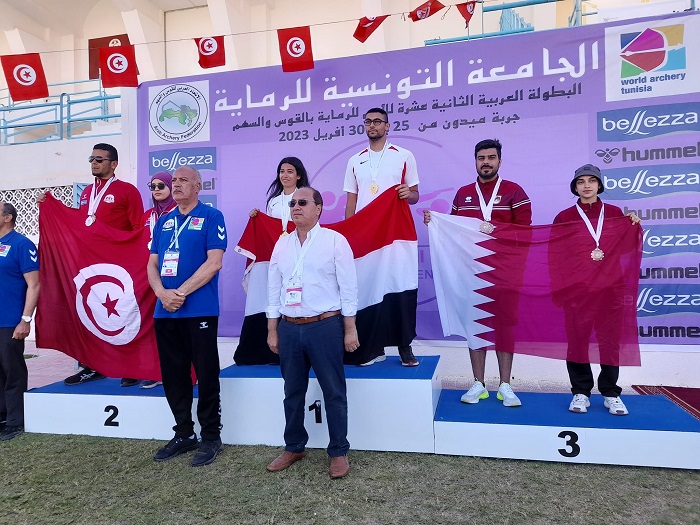 البطولة العربية 12 للرماية بالقوس والسهم بجربة..  5 ميداليات فضية وواحدة برونزية لتونس في منافسات الفرق