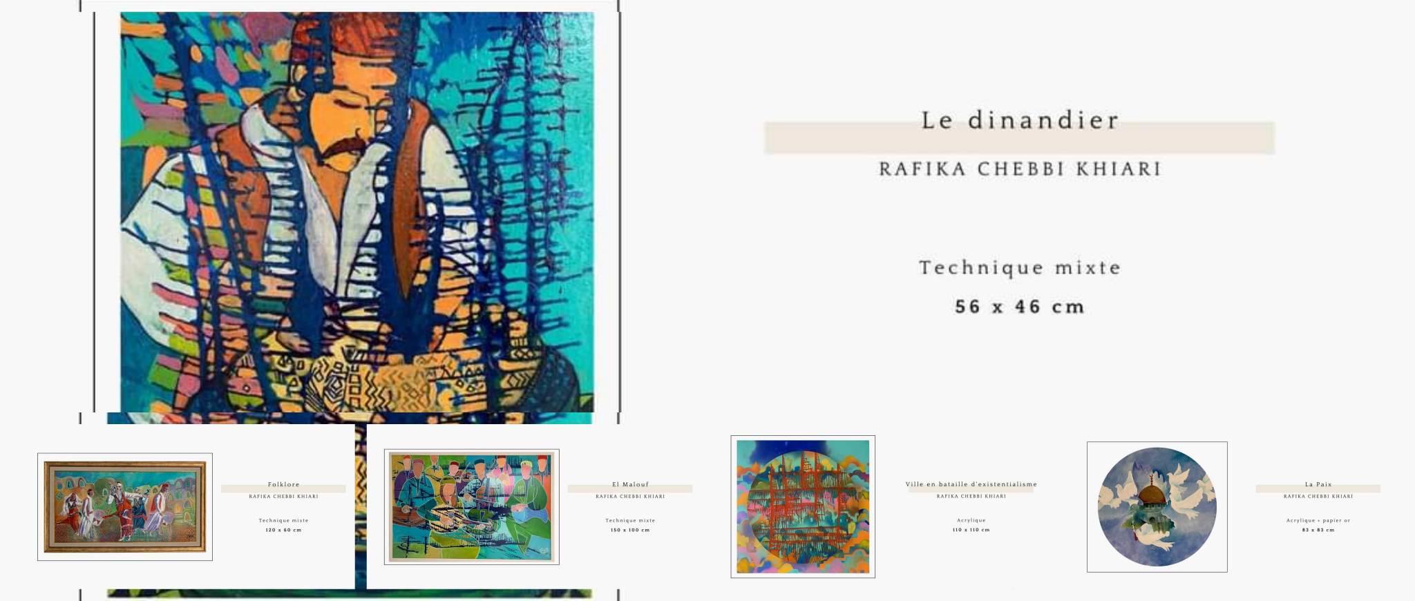 في معرض صلاح الدين بسيدي بوسعيد |   "الحنين إلى الأسلاف".. سمفونية ألوان.. مشارب فنية ومتعة هائلة من التصورات